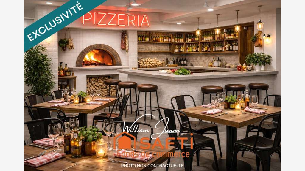 Vente pizzeria 93m² empl stratégique Le Chambon