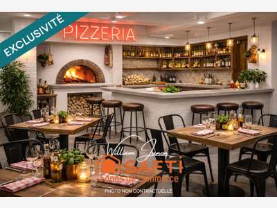 Vente pizzeria 93m² empl stratégique Le Chambon
