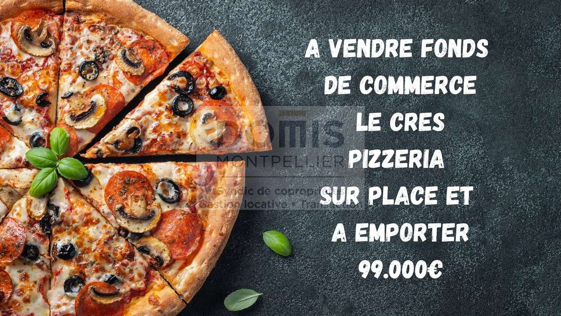 À céder pizzeria sur place ou emporter au Crès