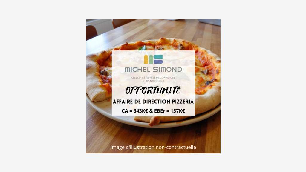 Vente pizzeria affaire de direction dept Morbihan