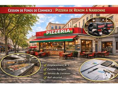 Vente Crêperie - Pizzeria à Narbonne