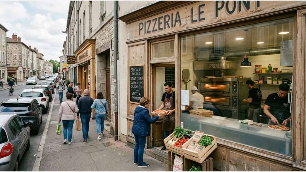 A vendre pizzeria à emporter à 15 min Clermont Fd