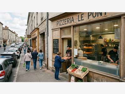 A vendre pizzeria à emporter à 15 min Clermont Fd