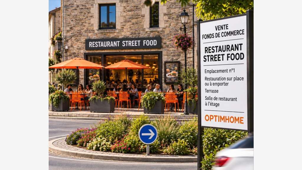 Vente FDC restauration street food centre-ville 56