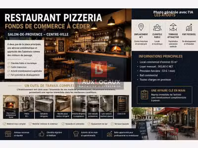 A vendre restaurant pizzeria à Salon-de-Provence