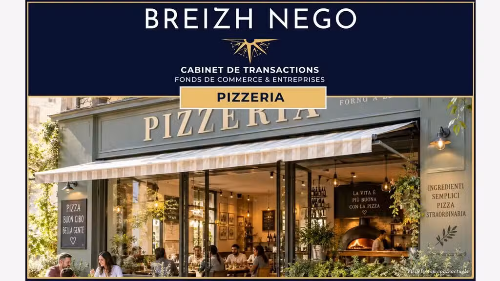 Vente pizzeria 60 pl en bord de mer au Morbihan