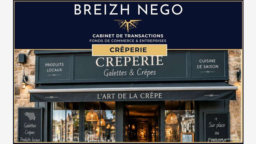 Crêperie en monopole avec logement à vendre Vannes