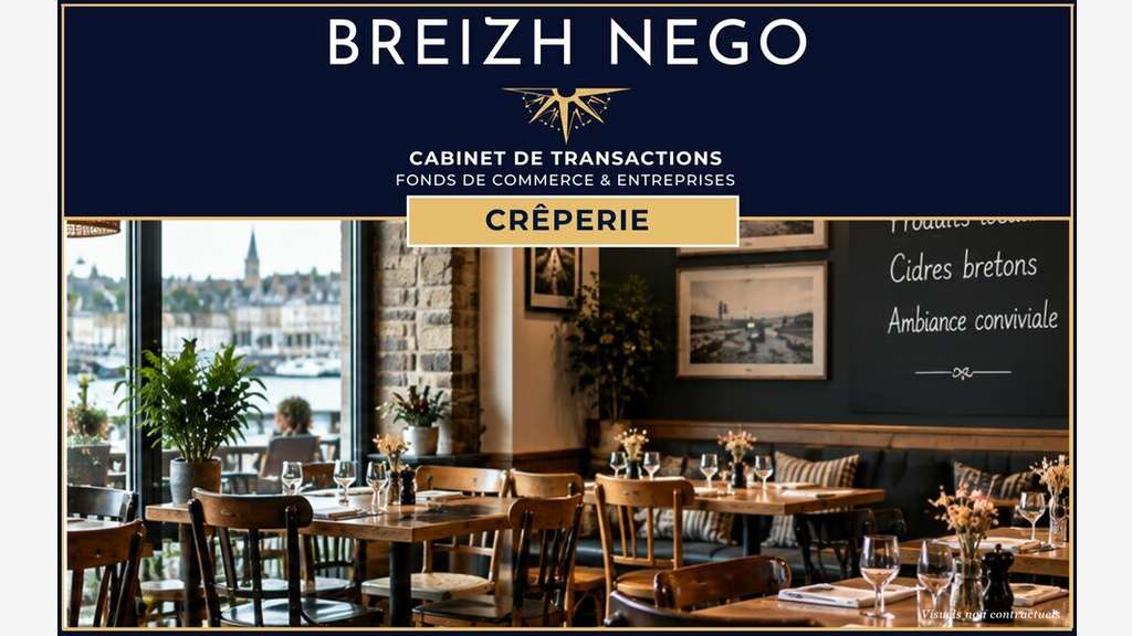 Crêperie en monopole avec logement à vendre Vannes