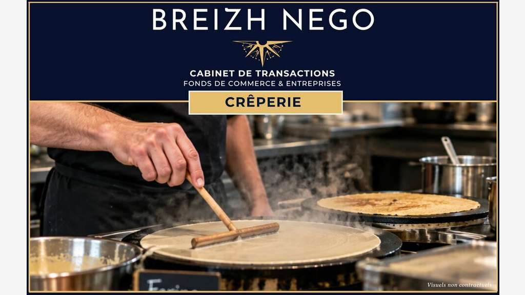 Crêperie en monopole avec logement à vendre Vannes
