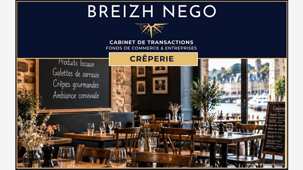 Crêperie à vendre en centre ville de Vannes