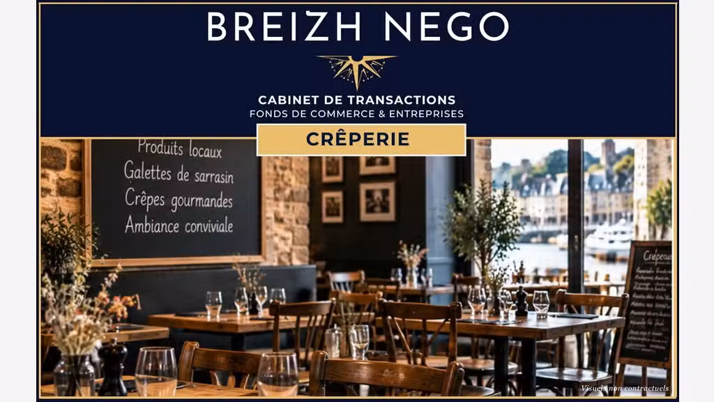 Crêperie Licence IV avec terrasse plein sud dans