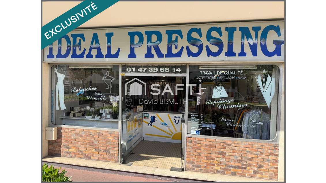 A vendre FDC pressing de 72m² à Clichy sur Seine