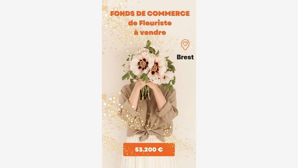 Vente fonds de commerce fleuriste à Brest