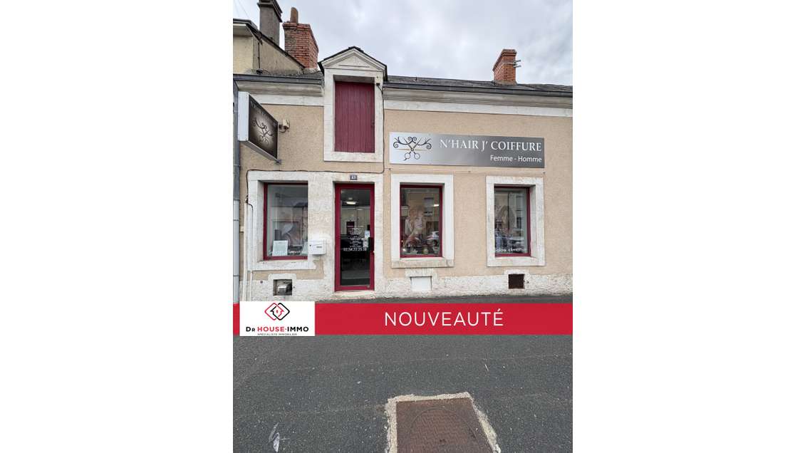 Vente salon de coiffure rénové de 58m² à Deols