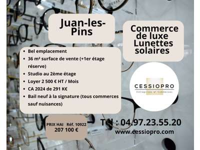 Vente Divers Commerces à Juan-les-pins
