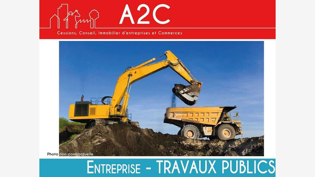 A céder entreprise de travaux publics en Vendée