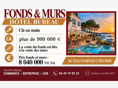 Vente hôtel bureau sur la côte Atlantique