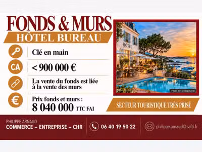 Vente hôtel bureau sur la côte Atlantique