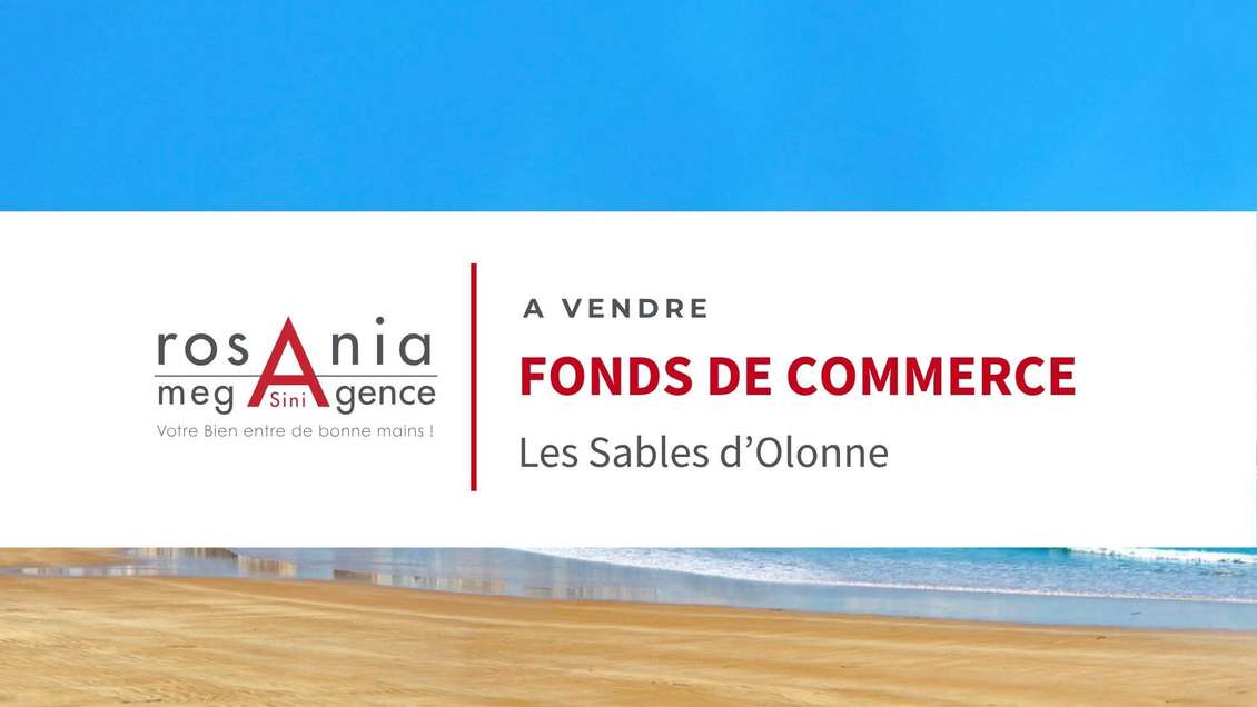 Vente bar/brasserie face mer les Sables d'Olonne