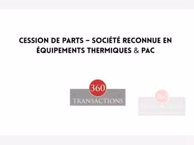 A vendre société équipements thermiques et pac Lot