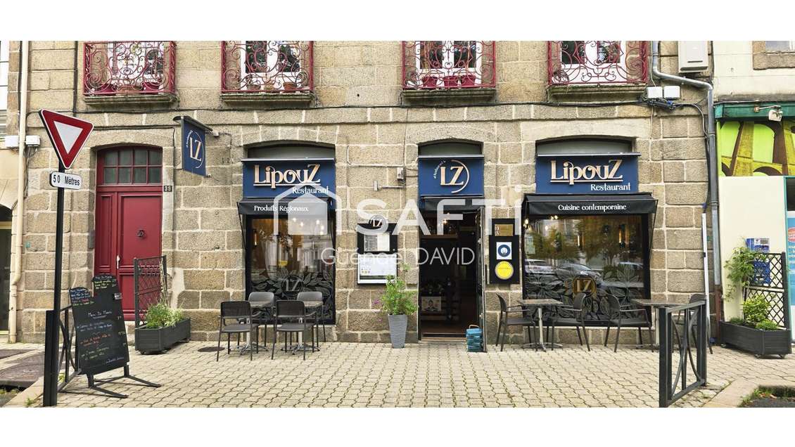 Vente restaurant clé en main à Morlaix centre