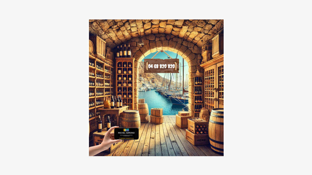 Vente cave à vin primeur sur port de plaisance 66