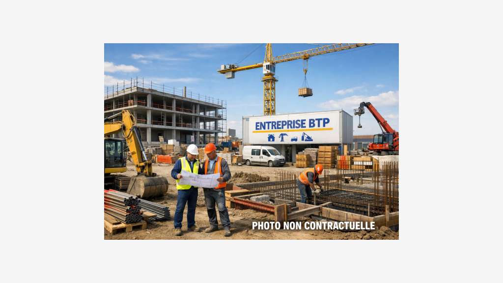 Vente entreprise générale du bâtiment