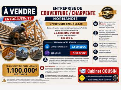 Vente FDC couverture charpente à Saint Lo