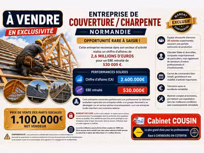 Vente FDC couverture charpente à Saint Lo