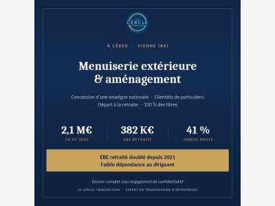 Menuiseries extérieures 86 – EBE R. 382 K€