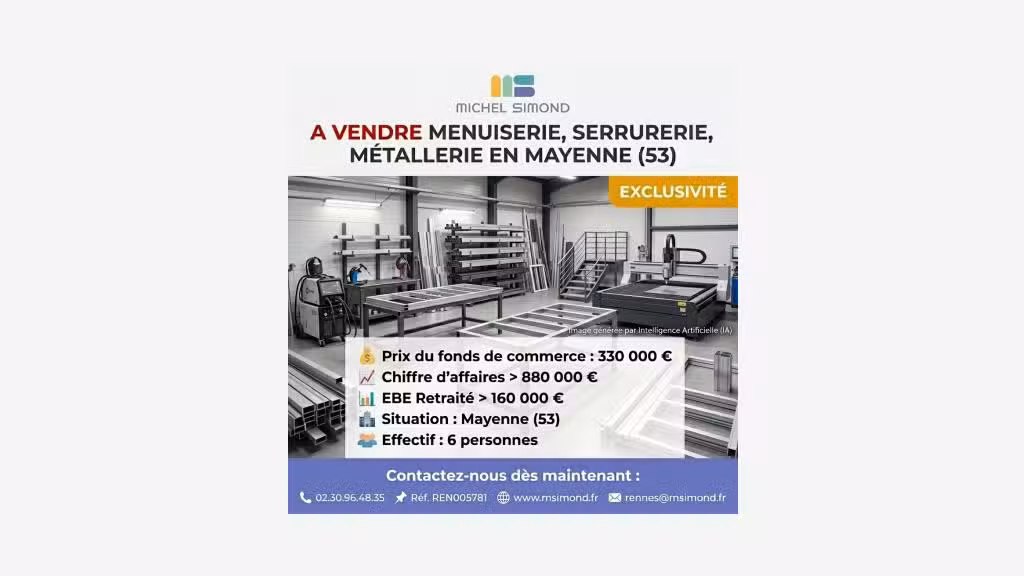 AV menuiserie serrurerie ferronnerie métallerie 53