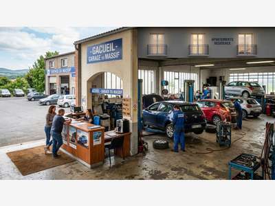A vendre garage sous enseigne 45 min Clermont Fd