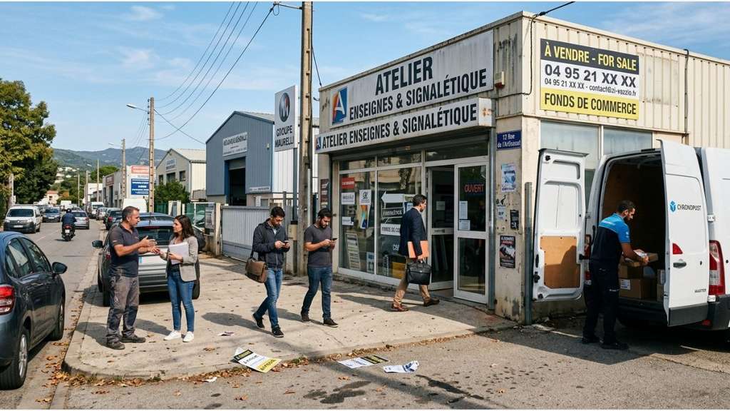 A vendre entreprise de services ZI Vazzio Ajaccio