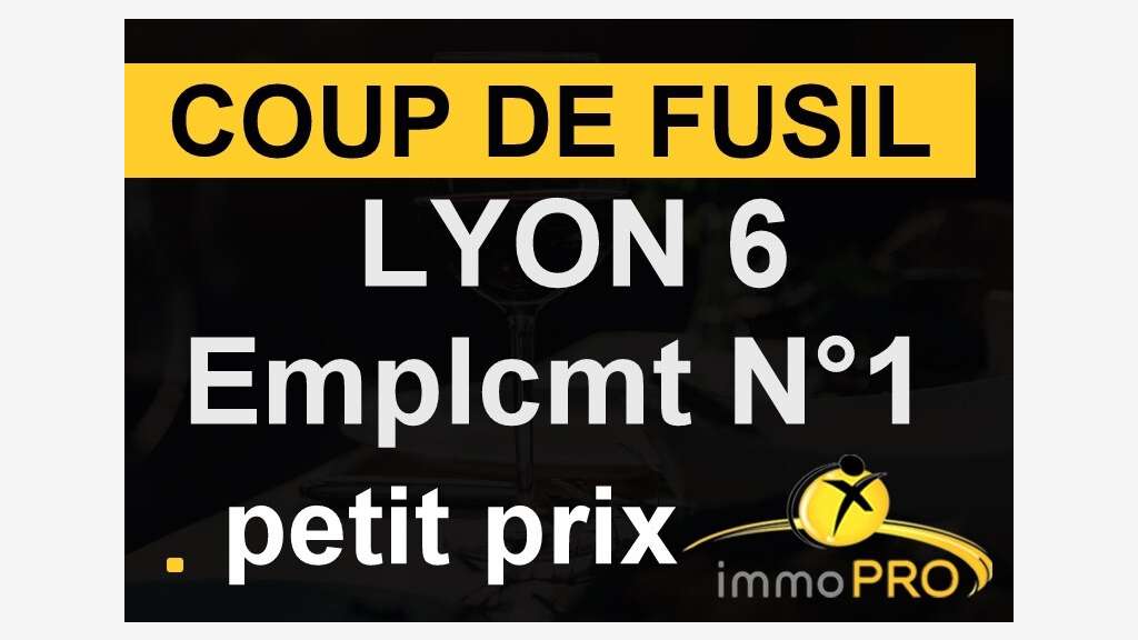 Vente établissement sur emplacement N°1 à Lyon