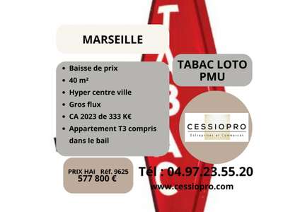 Vente Tabac - Presse - Loto à Marseille 1er