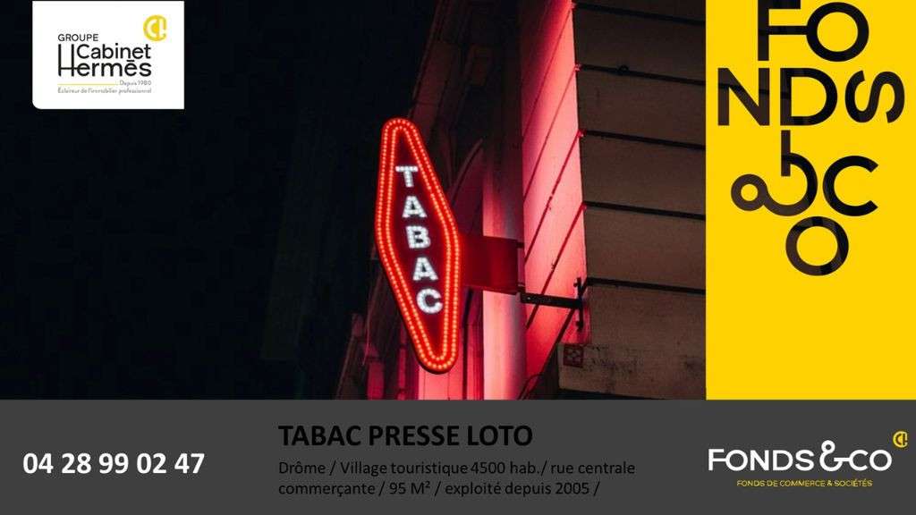 Vente FDC tabac loto presse + appart à Montélimar