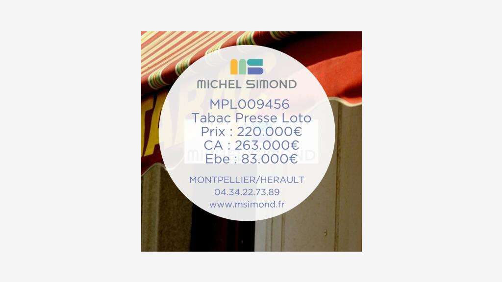 Vente FDC Tabac Presse Loto PMU dept Hérault