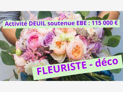 Vente FDC fleuriste déco emplacement en or Eure