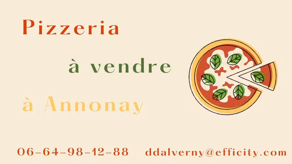 Vente pizzeria crêperie en centre ville d' Annonay
