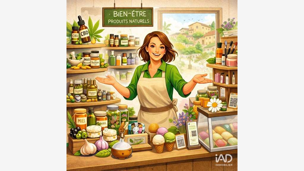 Vente concept store à Aujac