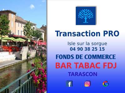 Vente fonds de commerce bar tabac FDJ à Tarascon