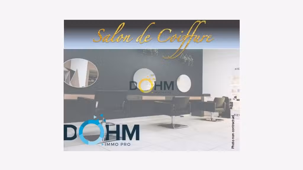 Vente salon de coiffure moderne à Firminy centre