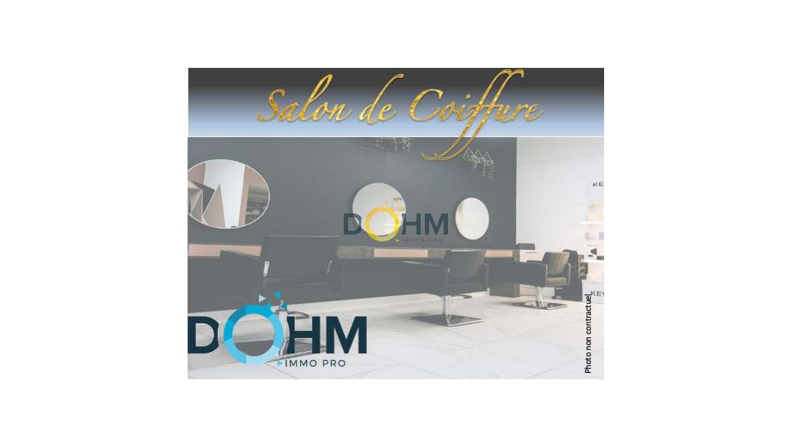 Vente salon de coiffure moderne à Firminy centre