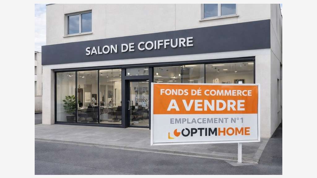 AV salon de coiffure de 72m² empl strat à Lorient