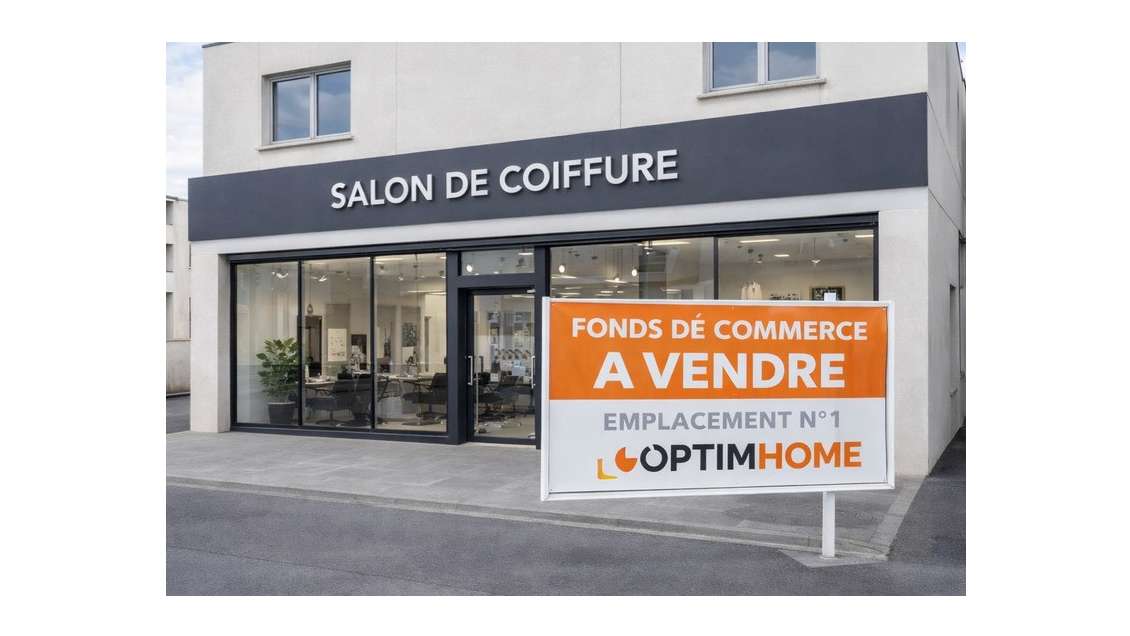 AV salon de coiffure de 72m² empl strat à Lorient