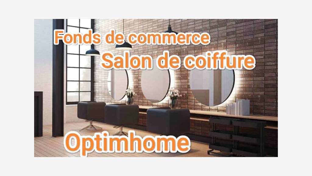 AV salon de coiffure de 72m² empl strat à Lorient