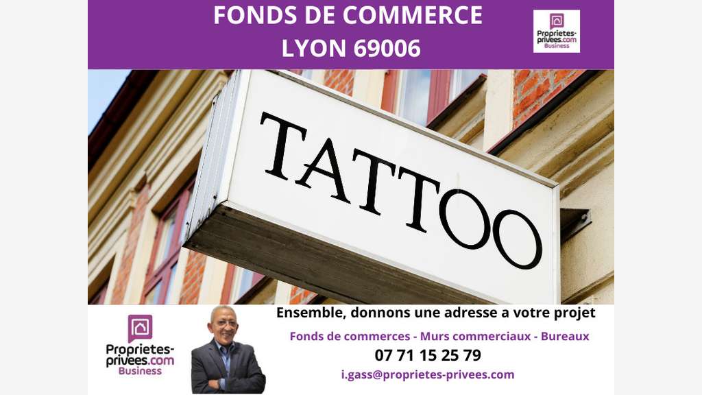Vente FDC esthétique tatouage à Lyon 69006