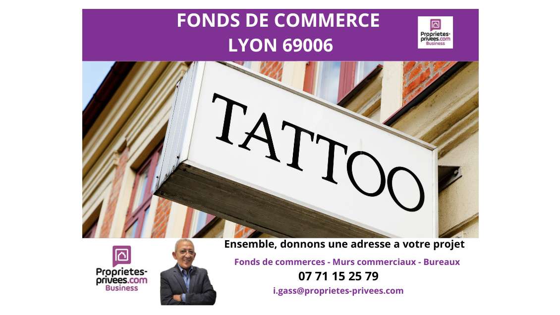 Vente FDC esthétique tatouage à Lyon 69006