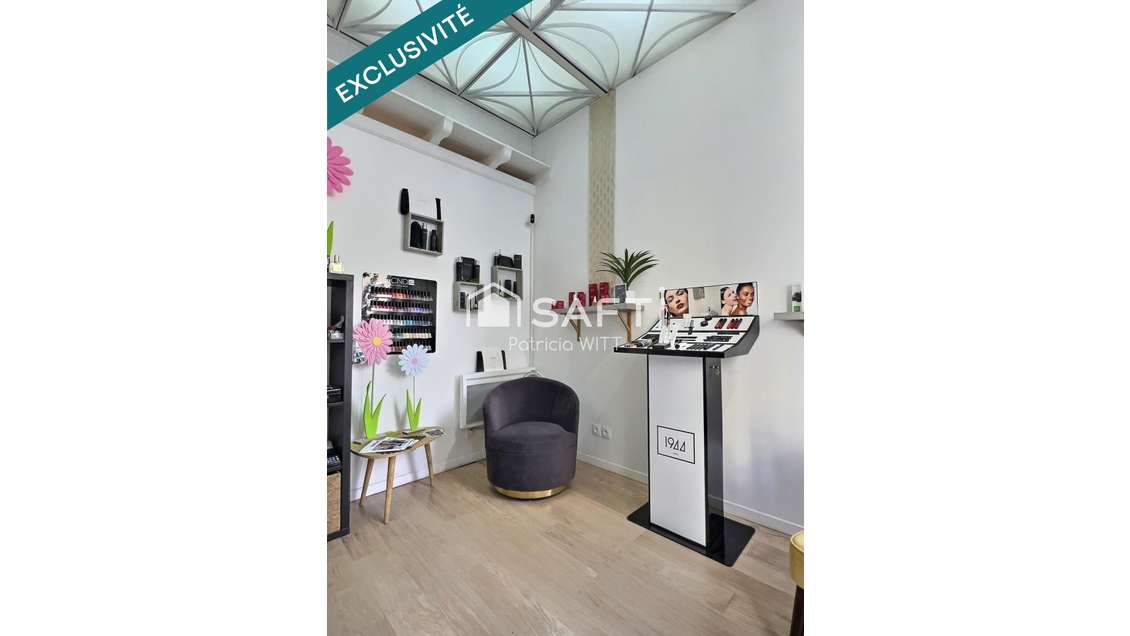 Vente institut de beauté clientèle fidèle à Thonon