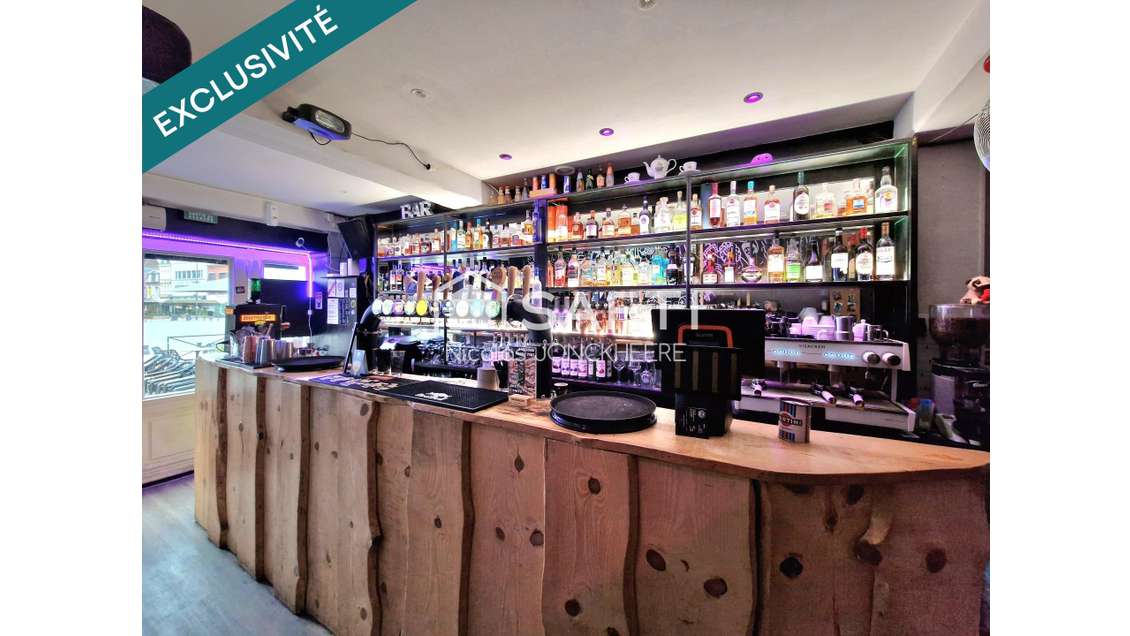 Vente bar à cocktails en centre ville de Béthune